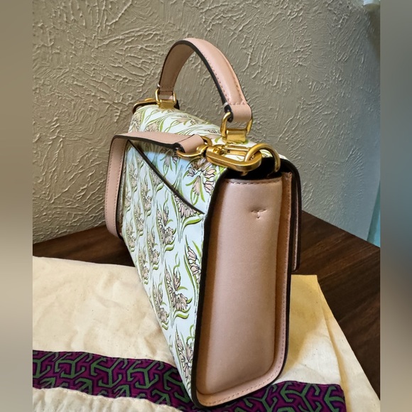NWT Tory Burch Juliette Meridian Printed Satchel - Picture 4 of 6